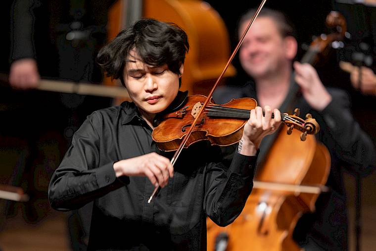 Konzert mit dem Zürcher Kammerorchester und Inmo Yang, Zürich Barock 2025/26. Foto: Bally
