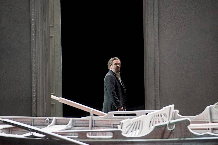 Simon Boccanegra, Andreas Homoki, Christian Gerhaher. Foto: Monika Rittershaus